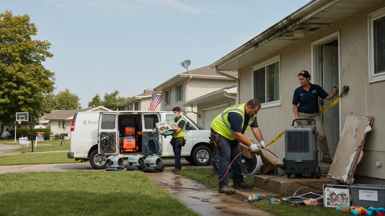 Water Damage Restoration in New Canton, IL near me